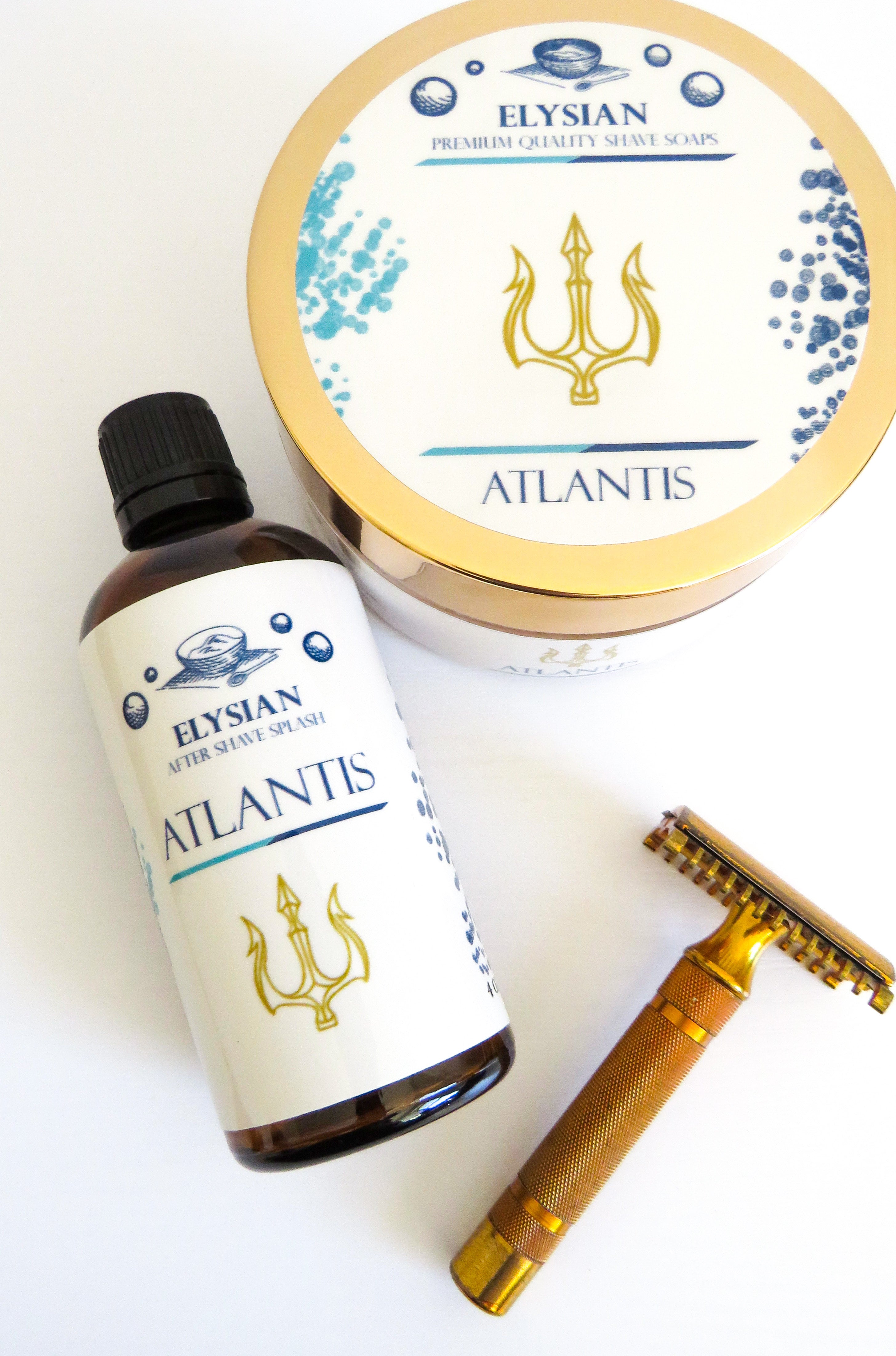 Elysian Atlantis Shaving Soap Set | Elysian Soap Shop 2405 Route
