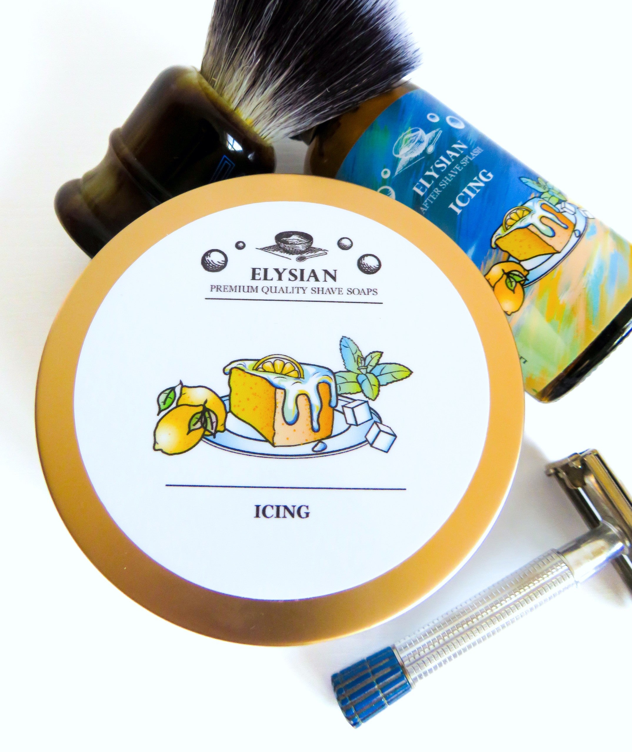Elysian Atlantis Shaving Soap Set | Elysian Soap Shop 2405 Route